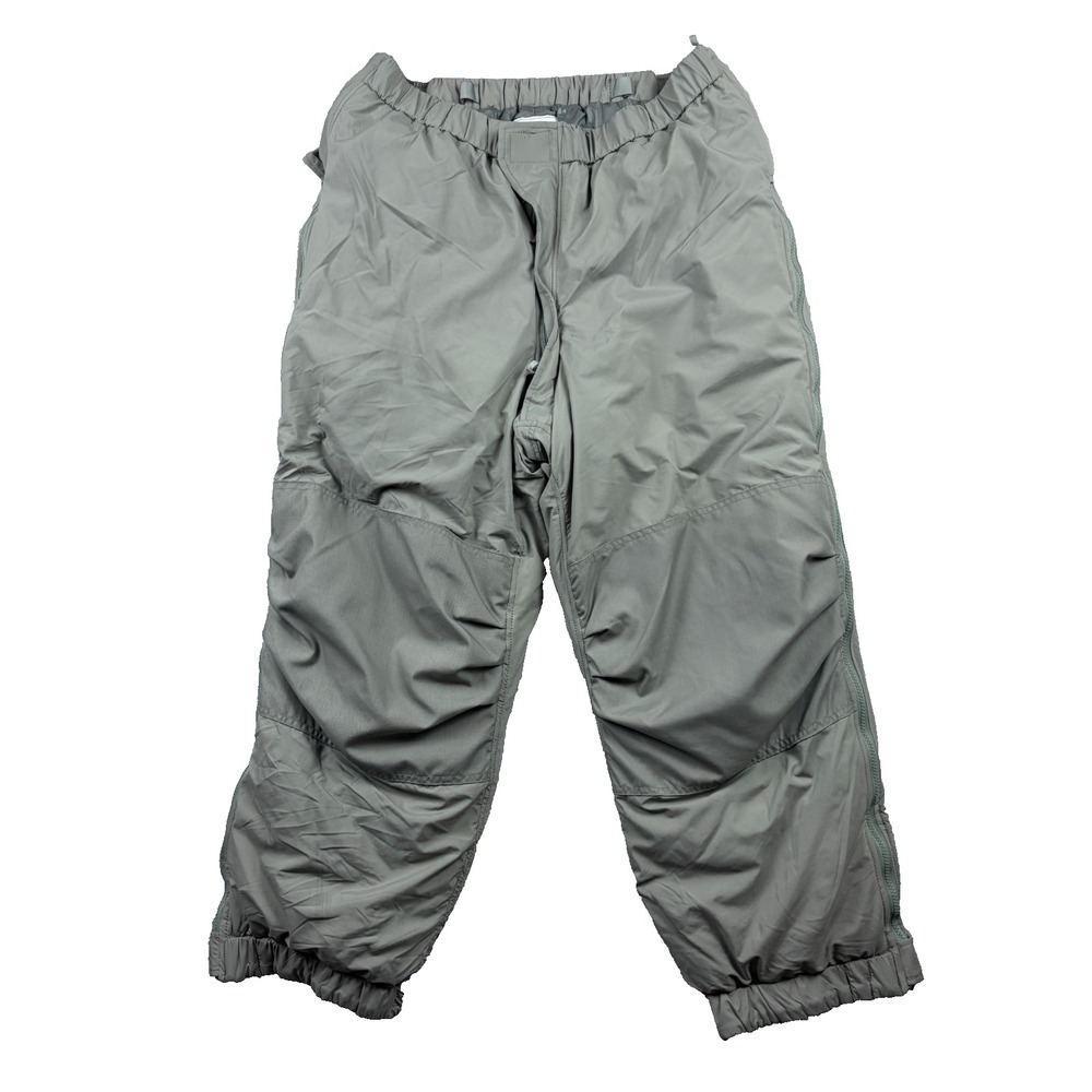 US Military ECWCS Gen III Level 7 Trousers Mens Medium Regular Gray PrimaLoft L7